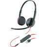Проводная гарнитура PLANTRONICS BLACKWIRE C3225 (стерео, jack 3.5/USB-A)